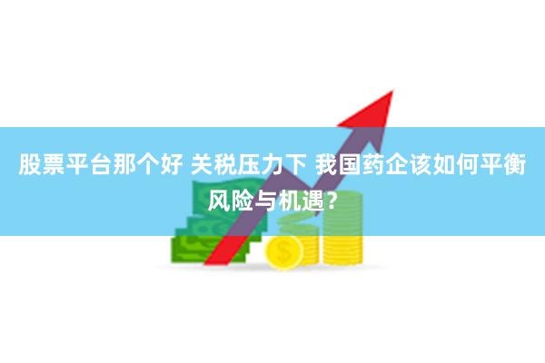 股票平台那个好 关税压力下 我国药企该如何平衡风险与机遇？